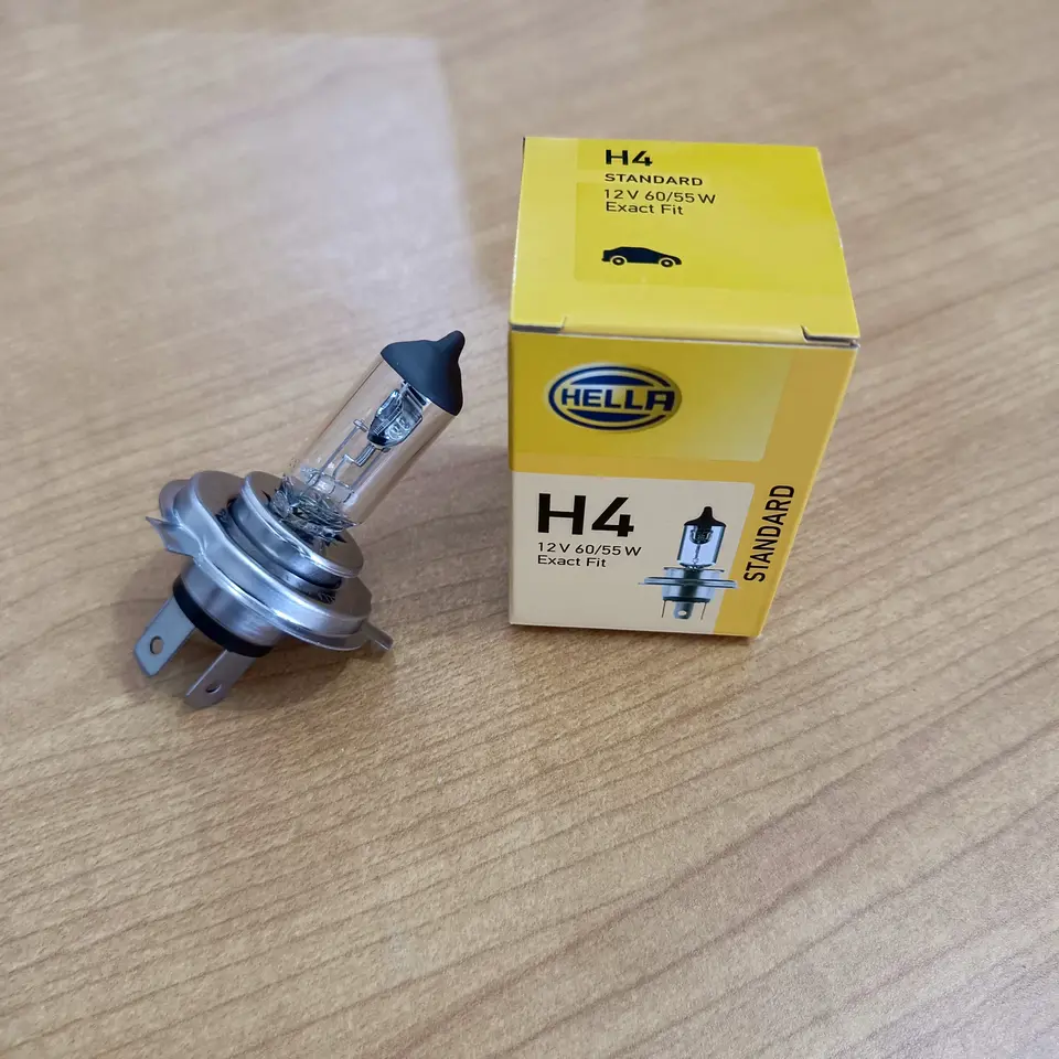 BOLA LAMPU H4 12V 60/55W HELLA null LAMPU / BOLAM / BOHLAM / BOLAMP /  FOG LAMP HELLA