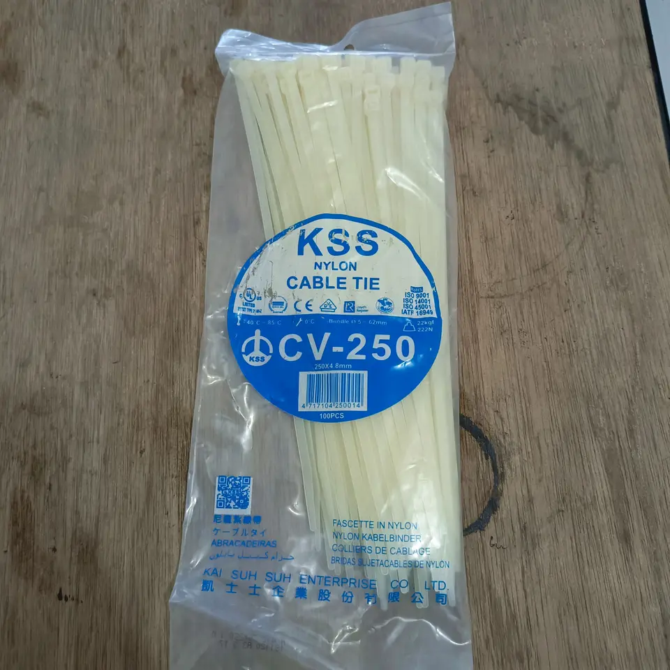 KABEL TIES/TIS 250*4.8MM (PUTIH) KSS CV-250 TOOLS/ACCESORY/OTHER KSS