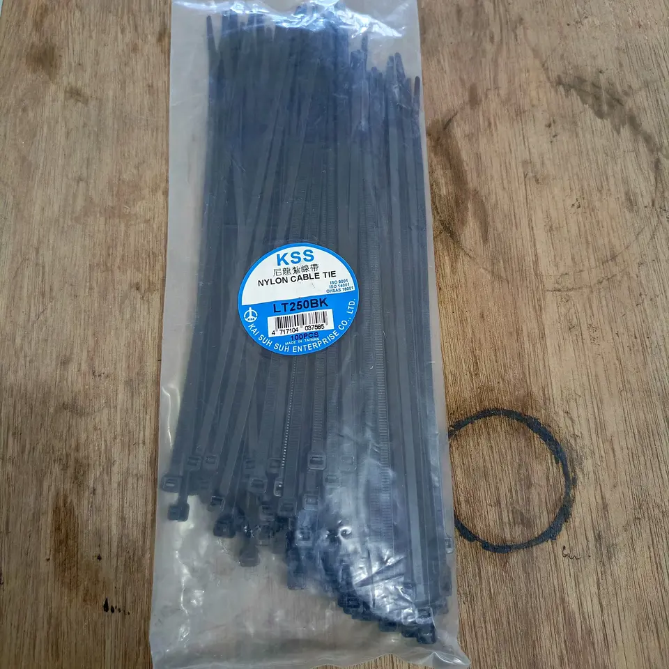 KABEL TIES/TIS 250*4.8MM (HITAM) KSS LT250BK TOOLS/ACCESORY/OTHER KSS
