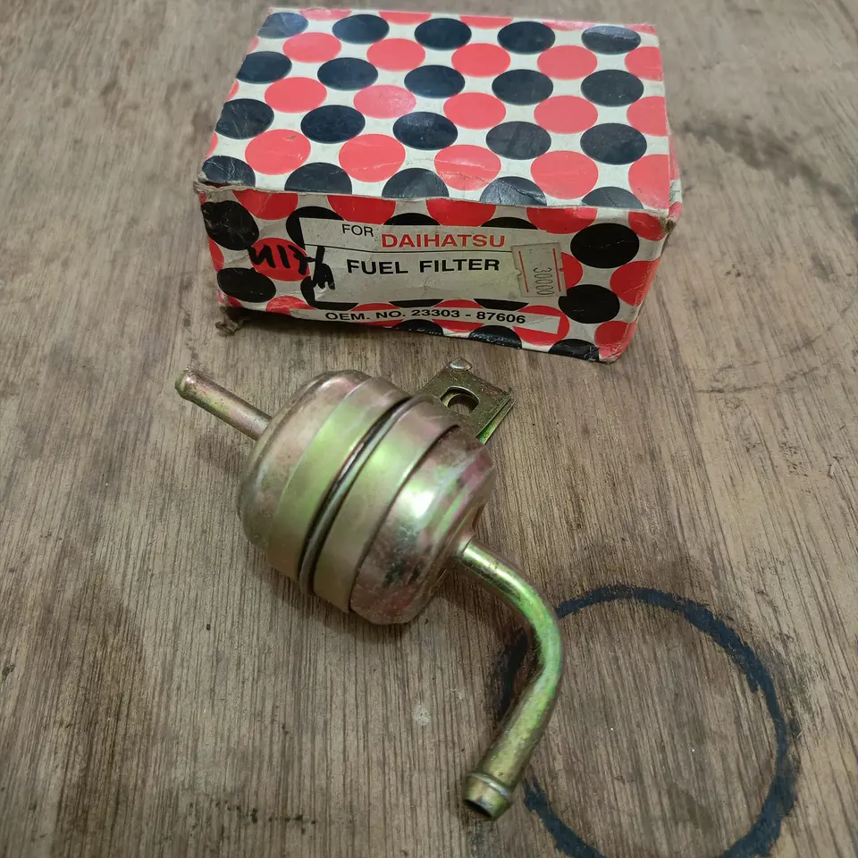 FUEL FILTER DAIHATSU TARUNA FEROZA DAIHATSU 23303-87606 FILTER SOLAR/FILTER BENSIN/FUEL FILTER/WATER SEPARATOR / FF DAIHATSU