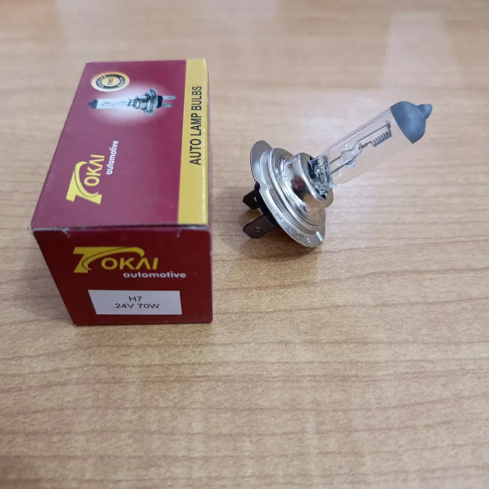 BOLA LAMPU H7 24V 70W TOKAI H7 24V 70W LAMPU / BOLAM / BOHLAM / BOLAMP /  FOG LAMP TOKAI