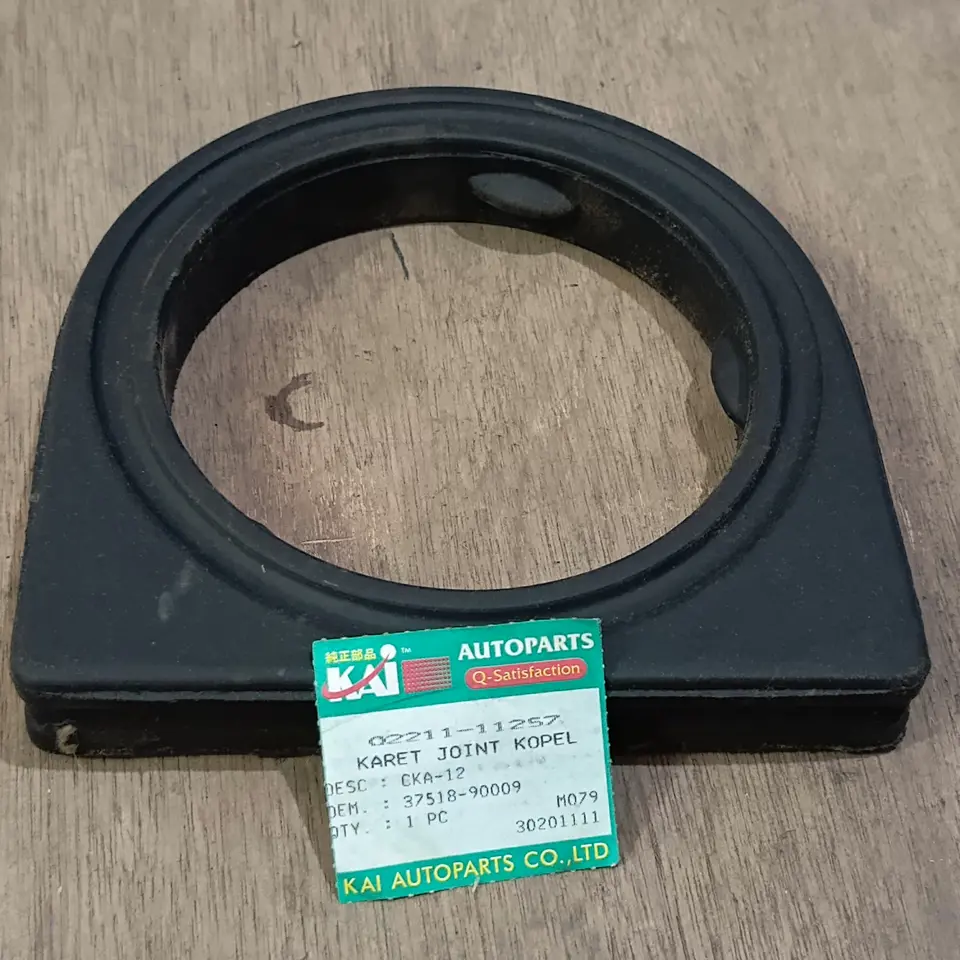 KARET CENTER BEARING NISSAN CKA 12 / CWB (HITAM) KAI 37518-90009 / 02211-11257 KARET CENTER BEARING / KARET KOPEL / BEARING GANTUNG KAI
