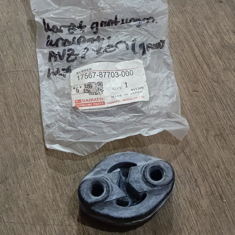 KARET GANTUNGAN KNALPOT GRANMAX/LUXIO/ AVANZA / XENIA 2004-2011 DAIHATSU 17567-87703-000 PACKING / PAKING KNALPOT/EXHAUST DAIHATSU