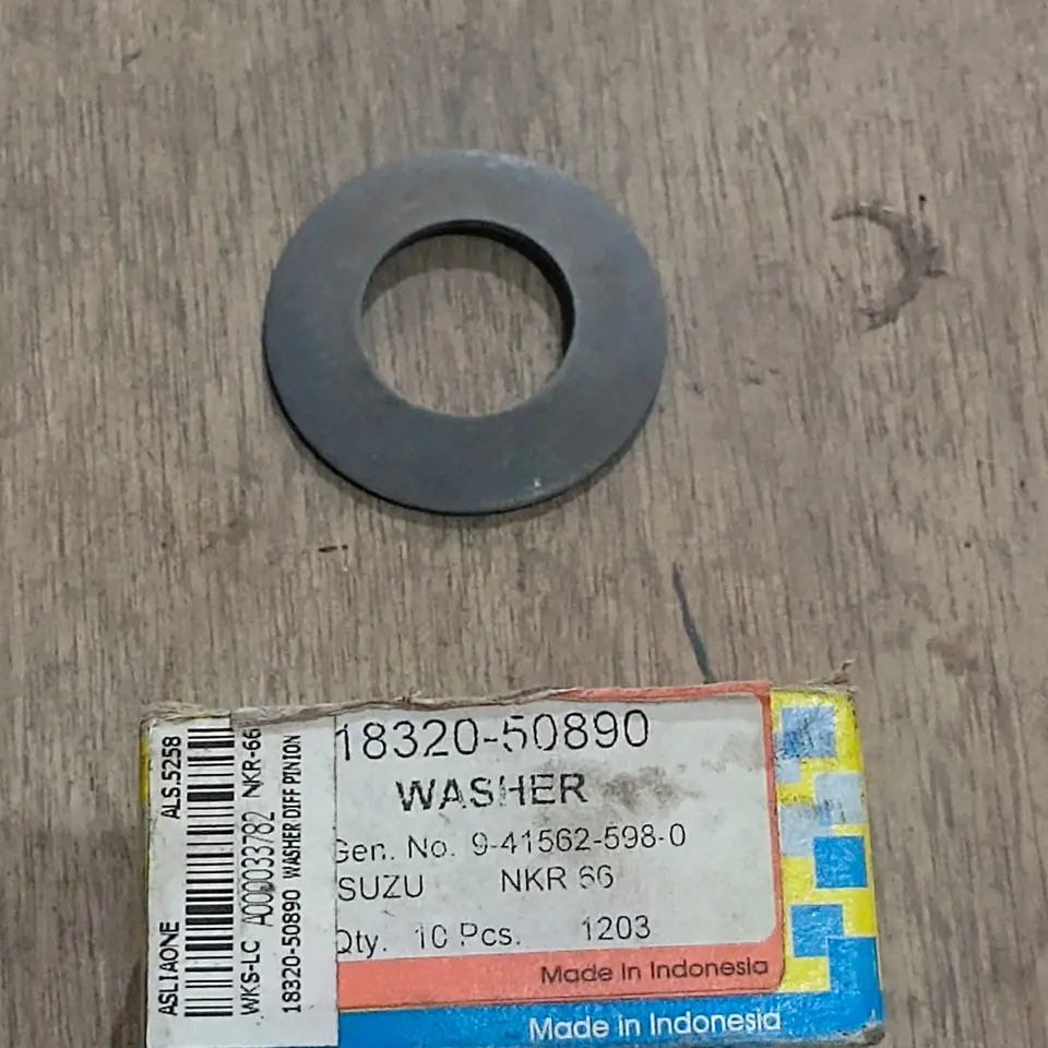 RING AS RODA NKR 66/71 / NMR 71 WAKASA 18320-50890 / 9-41562-8-0 RING AS RODA /WASHER AXLE/KANCINGAN SELUMBUNG / SEMPRONG WAKASA