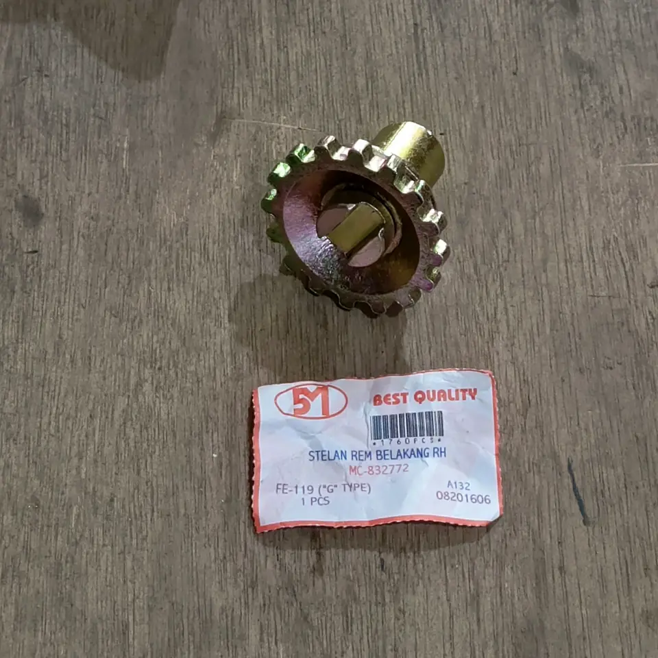 GIGI ISI SETELAN REM BAWAH PS 120/135/125 RH 5M MC832772 ISI SETELAN REM TANGAN / BRAKE LEVER KIT 5M