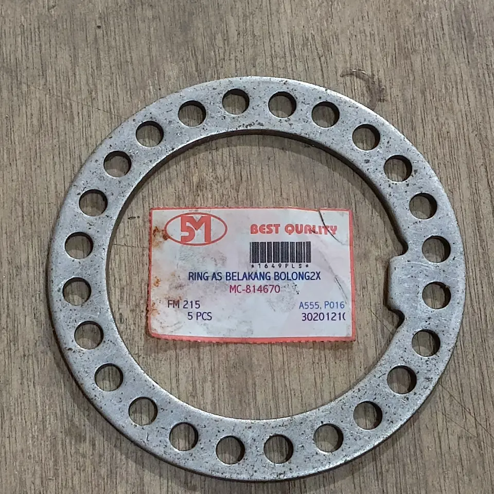 RING AS RODA BELAKANG FUSO FM215/FM516/PS190/PS220 MC814670 RING AS RODA /WASHER AXLE/KANCINGAN SELUMBUNG / SEMPRONG 5M