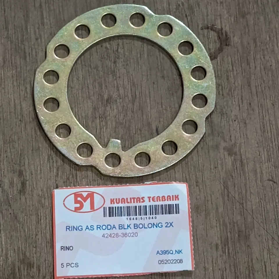 RING AS RODA BELAKANG DYNA (BOLONG) 5M 42428-36020 RING AS RODA /WASHER AXLE/KANCINGAN SELUMBUNG / SEMPRONG 5M