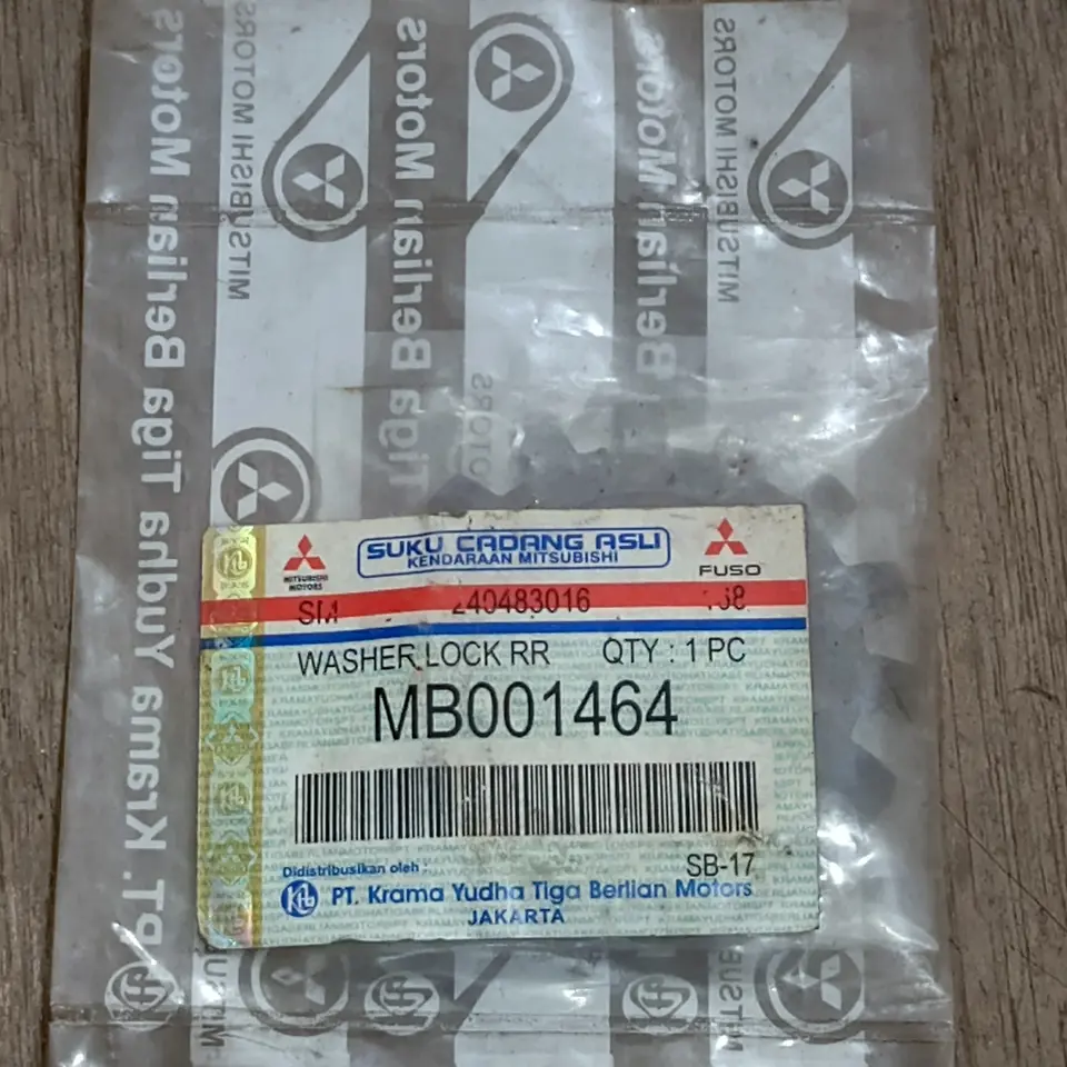WASHERLOCK / RING AS RODA CAKAR BELAKANG L300 /T120SS MITSUBISHI MB061464 WASHERLOCK /  WASHER LOCK / RING AS RODA CAKAR MITSUBISHI