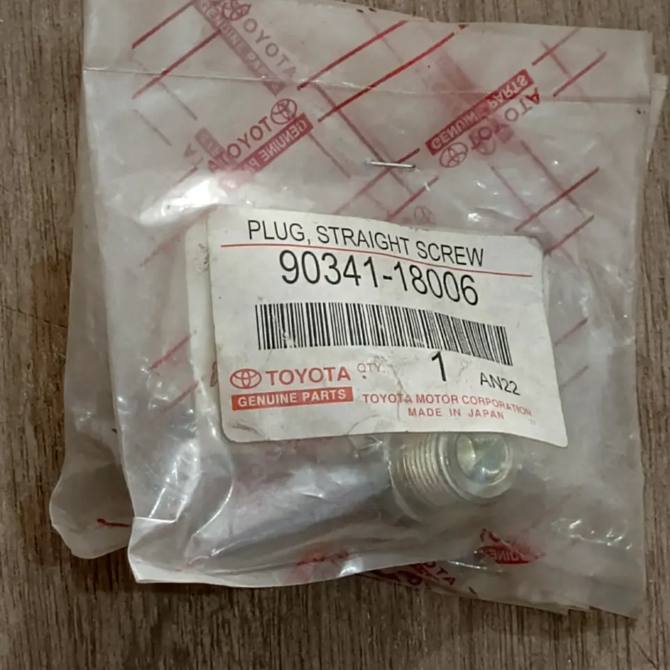 BAUT GARDAN PENGISIAN UNIVERSAL TOYOTA 90341-18006 BAUT TAP GARDAN / OLI TOYOTA