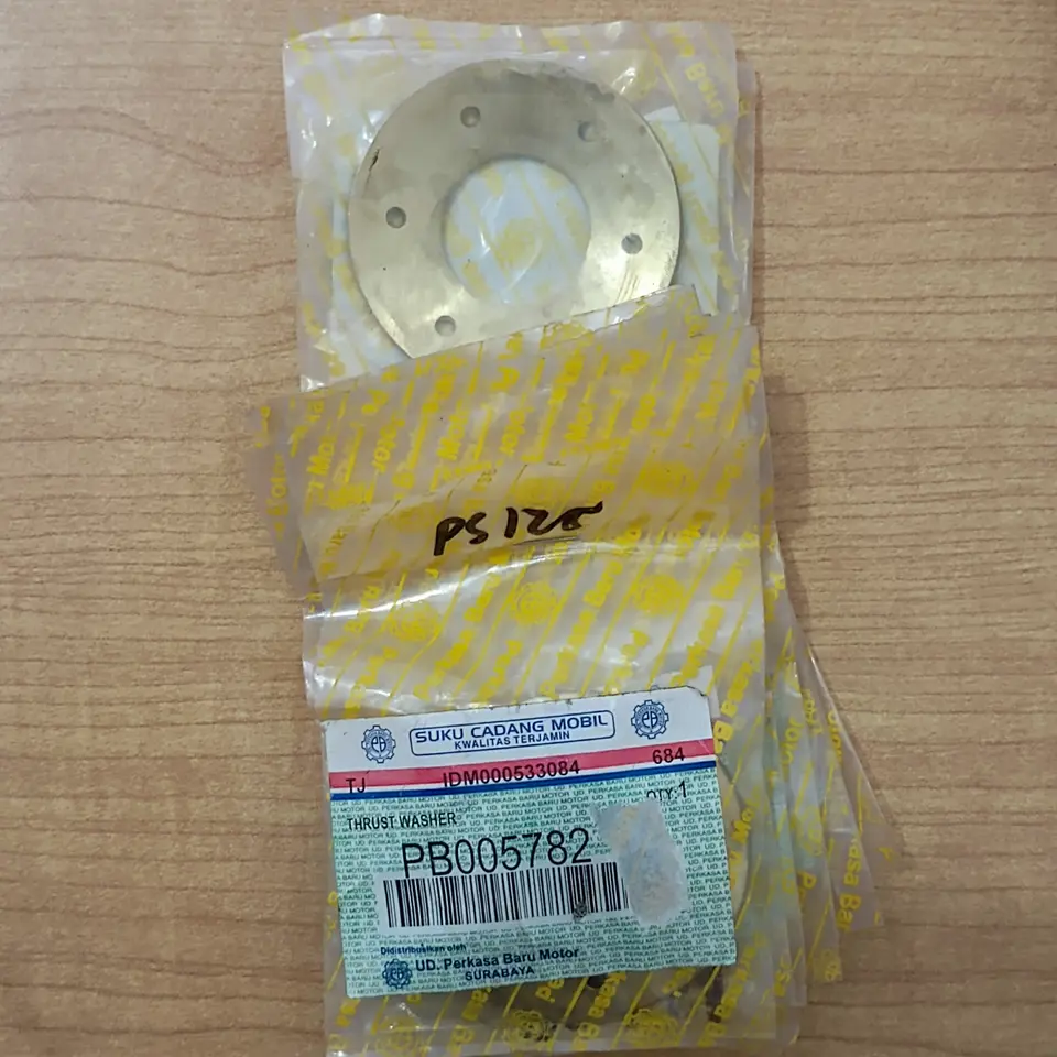 WASHER / RING GARDAN PS 125/135 (KECIL/BOLONG/2.5 MM) MITSUBISHI PB005782 RING GARDAN / WASHER PINION / BESAR/ KECIL PERKASA BARU (PB)