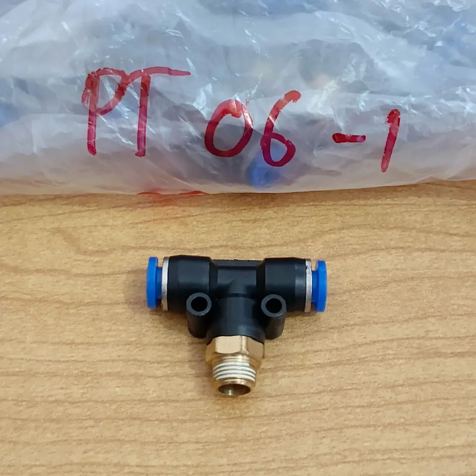 NEPEL SAMBUNGAN / FESTO / FITTING PNEUMATIC (T6 DERAT 10MM)