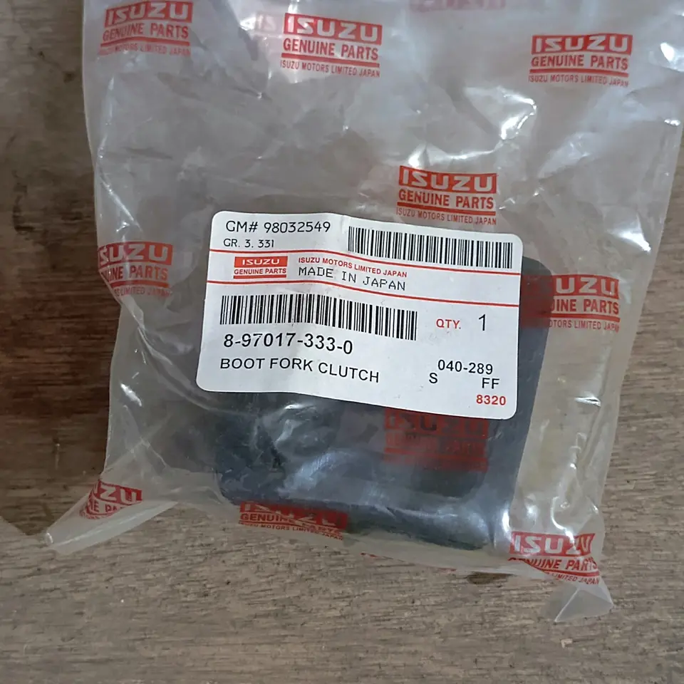 KARET GARPU KOPLING NKR 66/71 ISUZU 8-97017-333-0 KARET GARPU KOPLING / BOOT FORK CLUTCH ISUZU