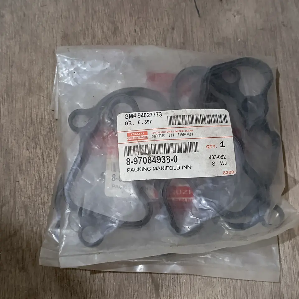 PAKING MANIFOLD MINYAK IN (KARET) NKR/NPR ISUZU 8-97084938-0 PAKING/PACKING MANIFOLD ISUZU
