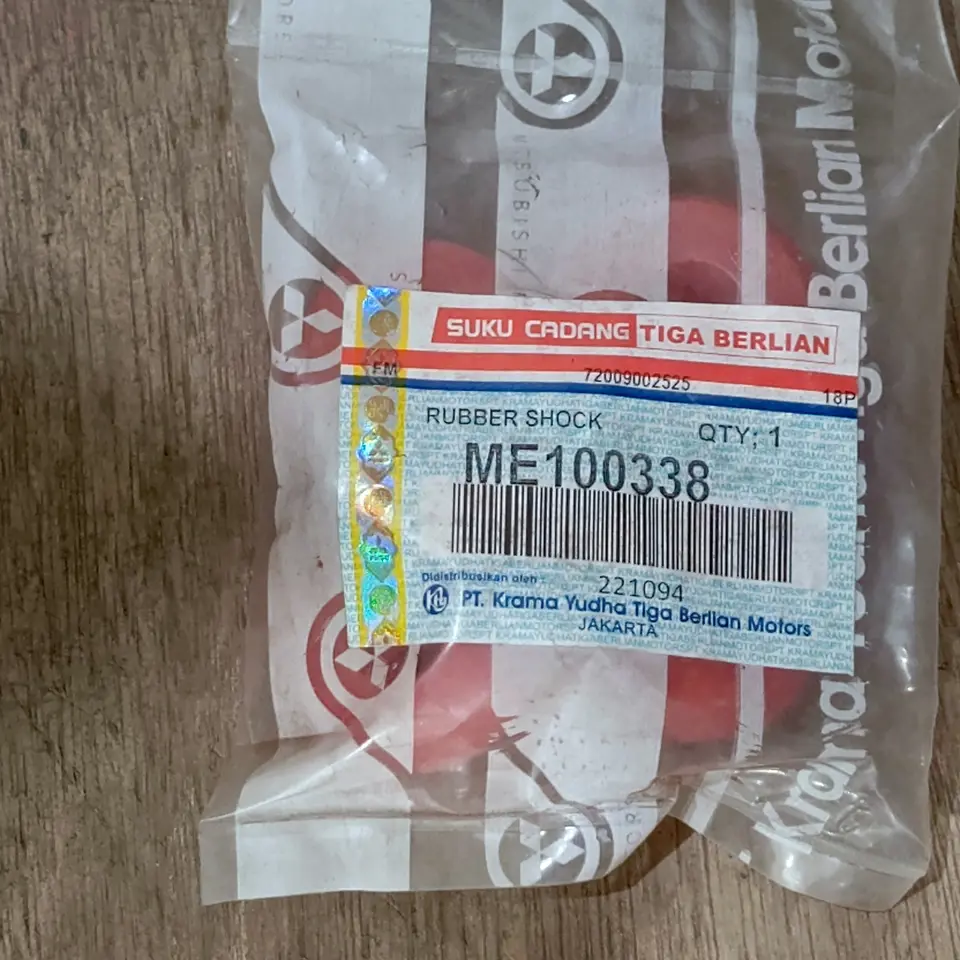 KARET SHOCK BREAKER PS 135 RAGASA (RED) MITSUBISHI ME100338 SHOCKBREAKER / PEREDAM KEJUT / SOKBEKER MITSUBISHI