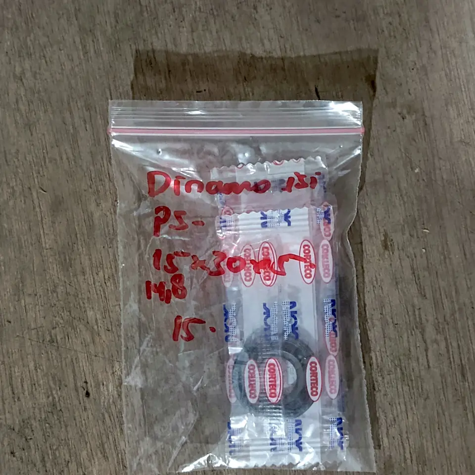 SEAL DINAMO ISI PS (TIPIS) NOK (15*30*5) 15*30*5 / 14.8*30*5 SIL/ CIL/ SEAL / KARET NOK CORTECO