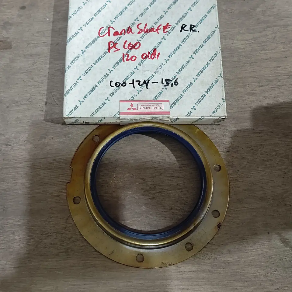 SEAL CRANKSHAFT BELAKANG PS 100/120 LAMA MITSUBISHI (100*124*15.6)