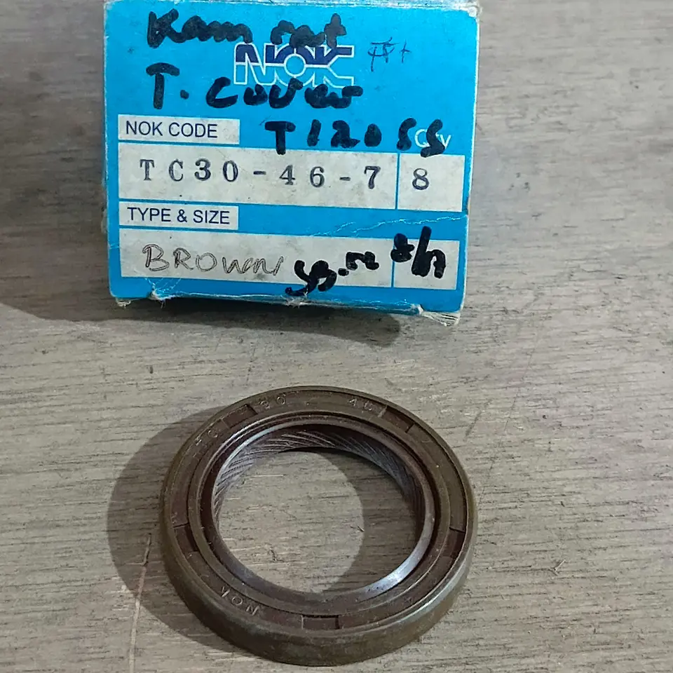 SEAL POMPA OLI T120SS / SEAL CRANKSHAFT DEPAN T120SS / KUDA BENSIN NOK (30*46*7)