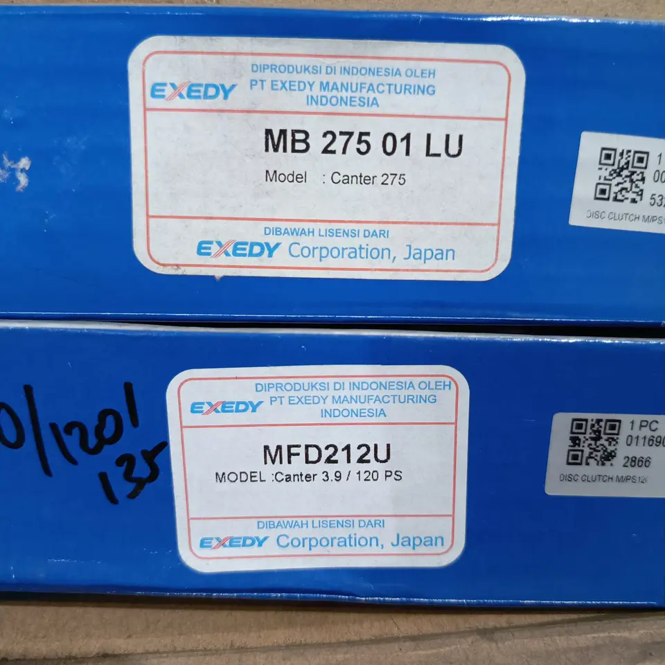 KAMPAS KOPLING / CLUTCH DISC PS 110/120/135 EXEDY MB27501LU / MFD212U KAMPAS KOPLING / CLUTCH DISC EXEDY