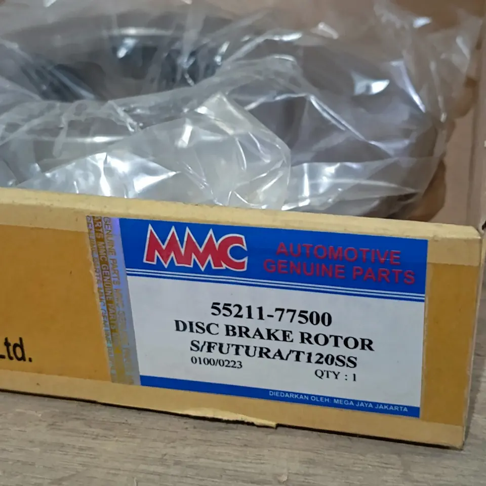 PIRINGAN CAKRAM / DISC BRAKE ROTOR CARRY / T120SS / FUTURA MMC 55211-77500 PLAT KAMPAS REM DEPAN/ DISC BRAKE / PIRINGAN CAKRAM MMC