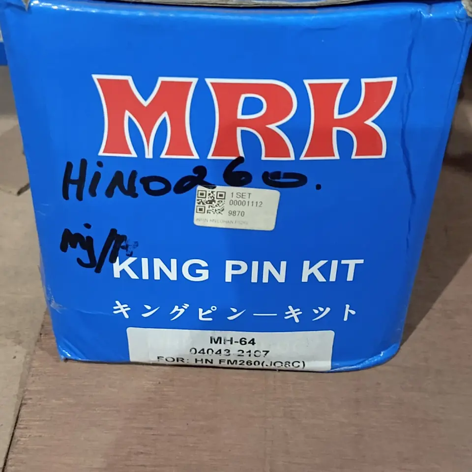 KING PIN SET HINO LOHAN 260 MRK MH-64 / 04043-2107 KING PIN/KING PEN/KINGPIN/KINGPEN MRK