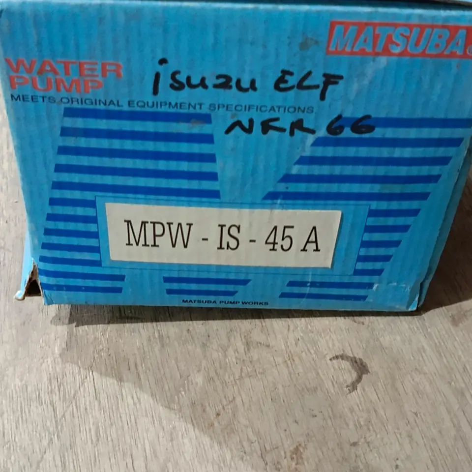 WATER PUMP ELF/NRH/NKR 66/71 MATSUBA MPW-IS-45A POMPA AIR / WATER PUMP /WATERPUMP MATSUBA