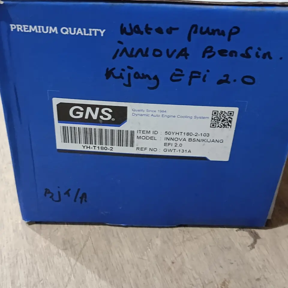WATER PUMP KIJANG INOVA BENSIN / KIJANG EFI 2000 GNS 50YHT 180-2-103 POMPA AIR / WATER PUMP /WATERPUMP GNS