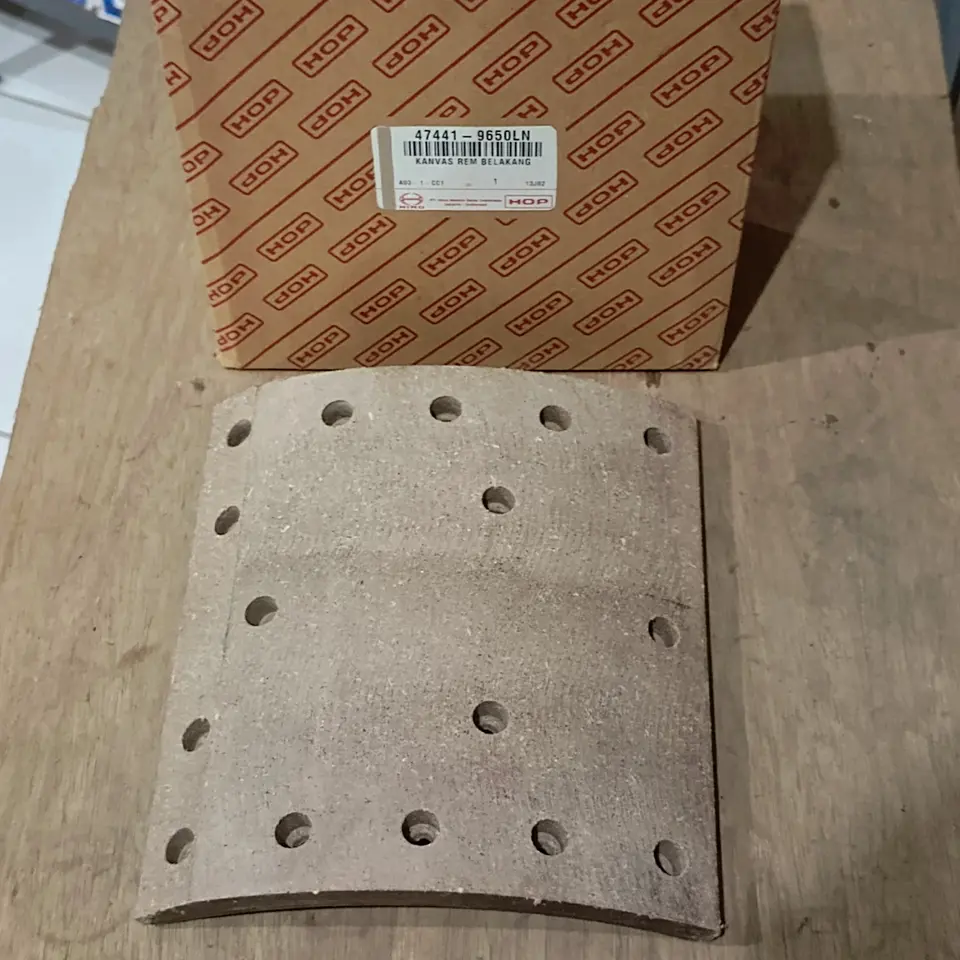 KAMPAS REM BELAKANG HINO 260 (L16) +PAKU 64PCS (10X12) HOP