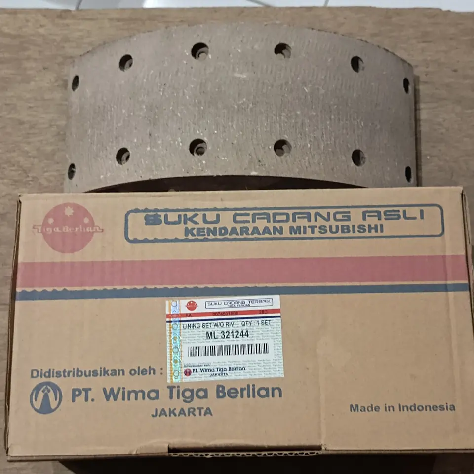 KAMPAS REM DEPAN/BELAKANG PS 125 +PAKU MITSUBISHI