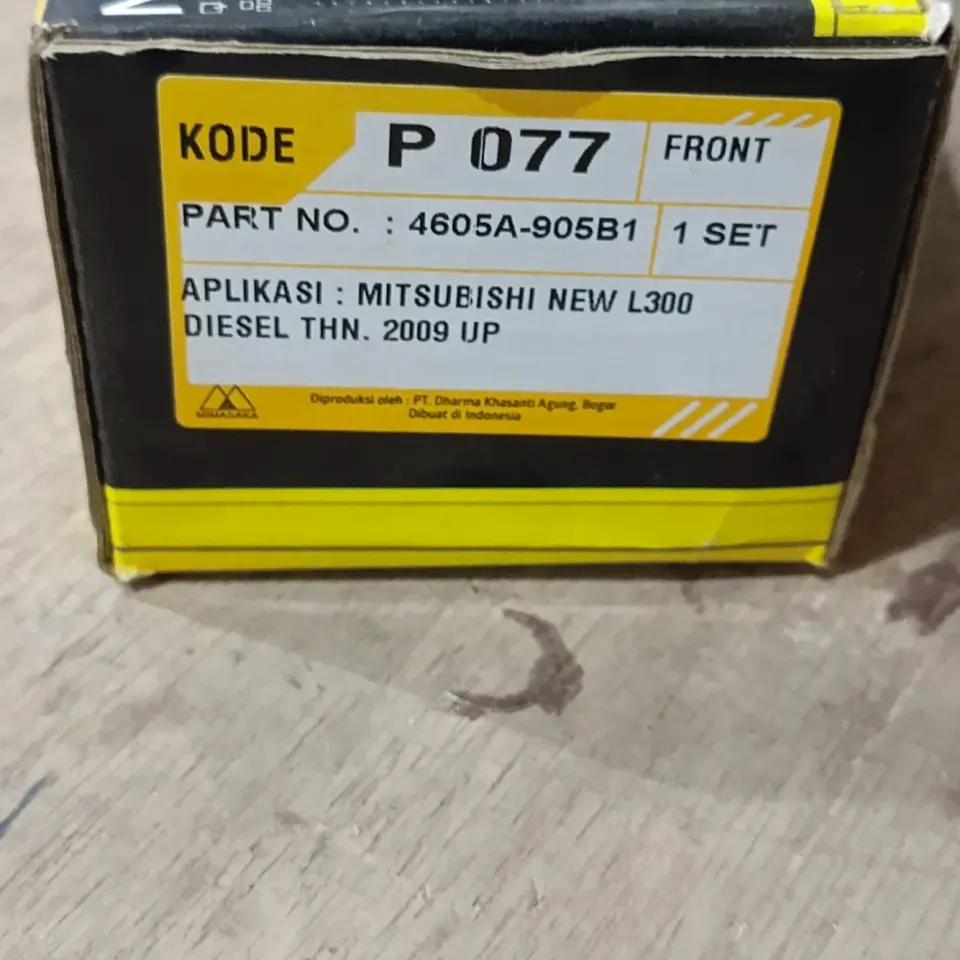 KAMPAS REM DEPAN L300 DIESEL NEW MIMASAKA