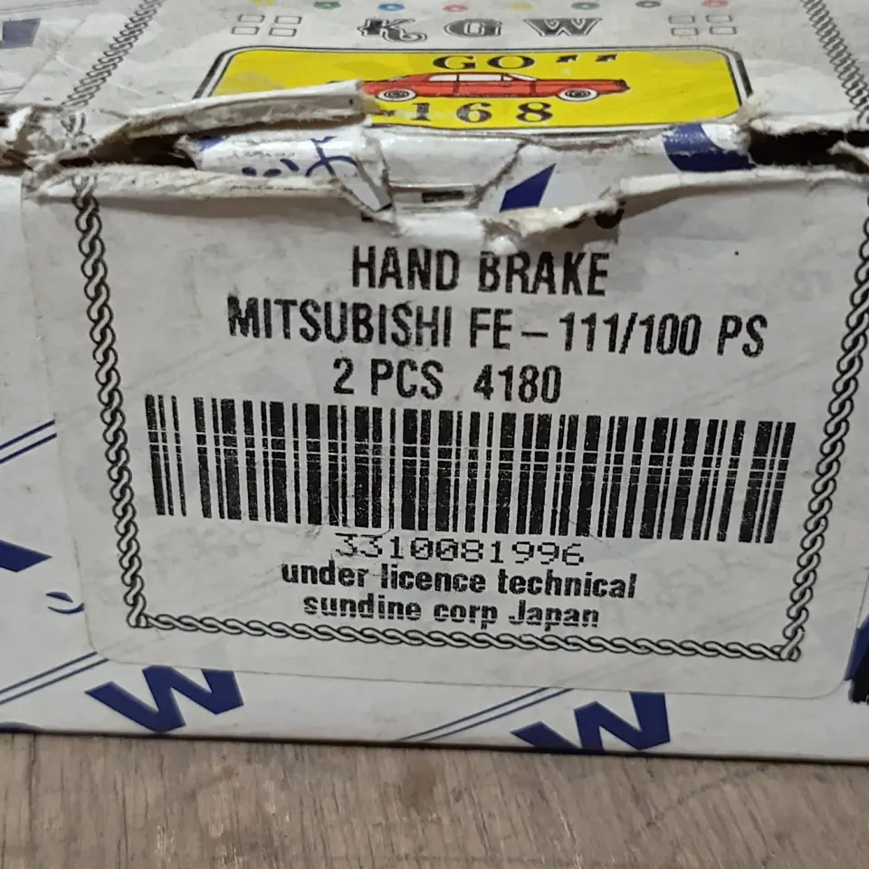 KAMPAS REM TANGAN PS 100/FE111  KGW K-600 KAMPAS REM / BRAKE SHOE / KAMPAS REM TANGAN / HAND BRAKE SHOE KGW