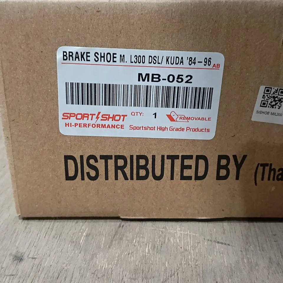 KAMPAS REM TANGAN L300 DIESEL/KUDA SPORTSHOT MB052 KAMPAS REM / BRAKE SHOE / KAMPAS REM TANGAN / HAND BRAKE SHOE SPORTSHOT