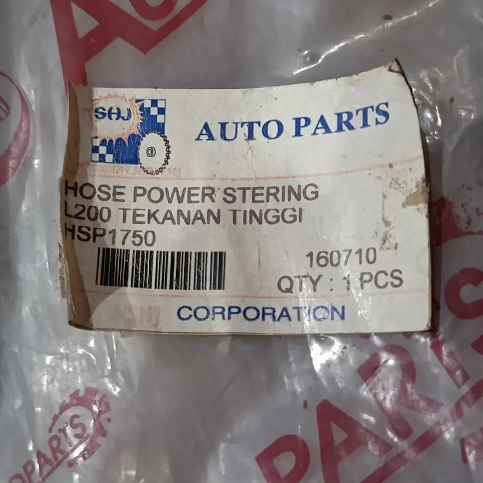 SELANG POWER STEERING L200 SHJ HSP1750 HOSE / SELANG POWER STEERING / P/STEERING SHJ