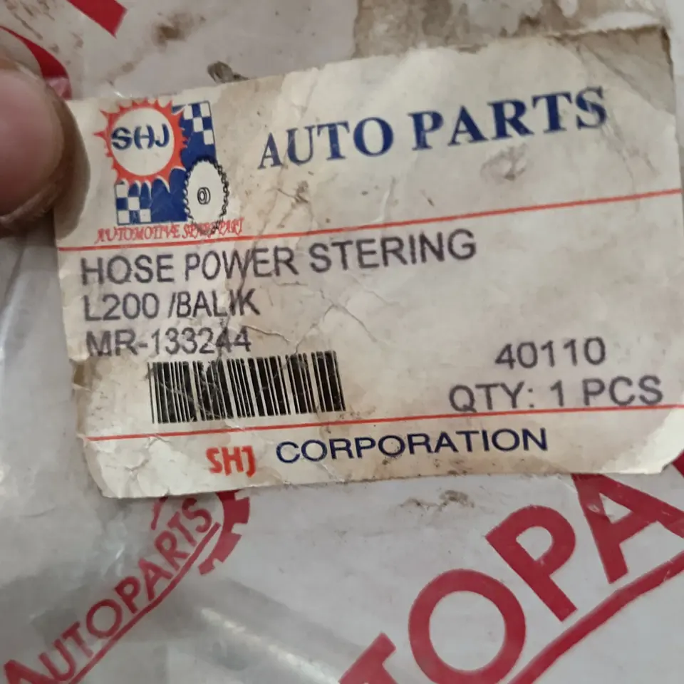 SELANG POWER STEERING L200 (BALIK) SHJ MR133244 HOSE / SELANG POWER STEERING / P/STEERING SHJ
