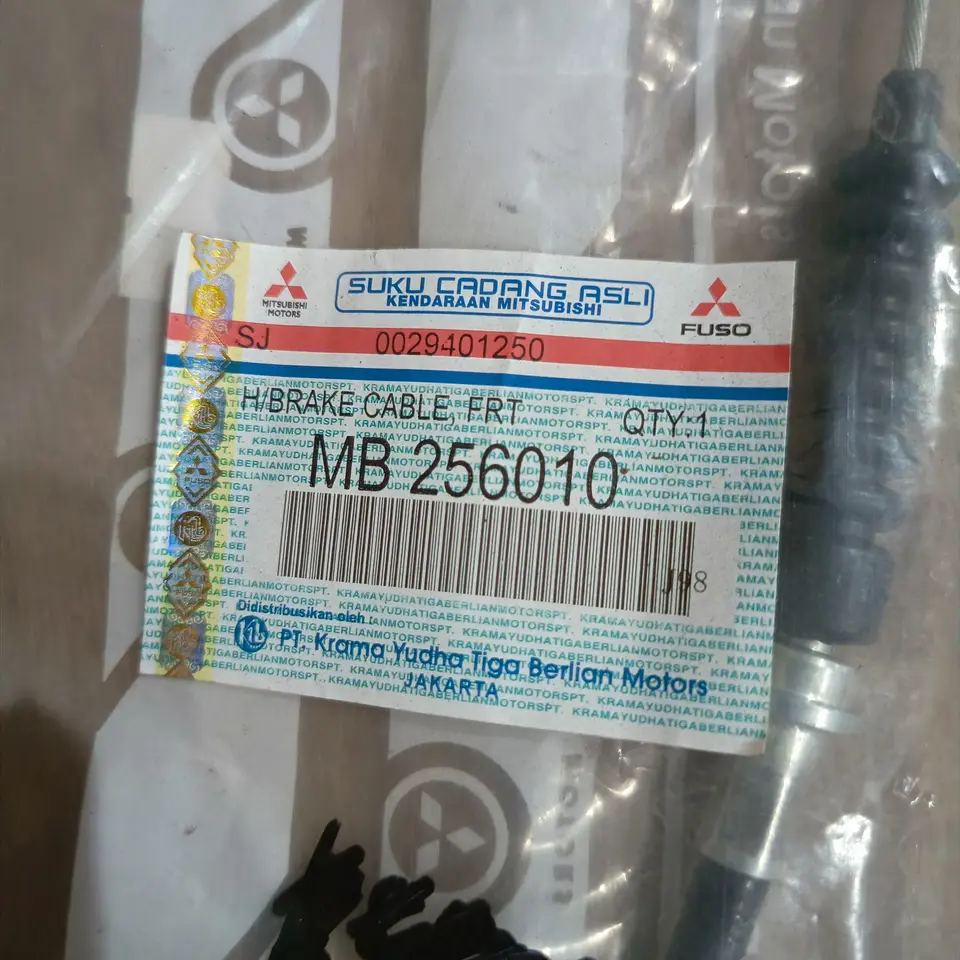 KABEL REM TANGAN DEPAN L300 MITSUBISHI MB256010 KABEL HAND BRAKE/ HANDBRAKE / KABEL REM TANGAN MITSUBISHI