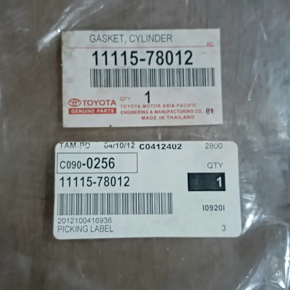 PAKING GASKET DYNA 125 HT TOYOTA