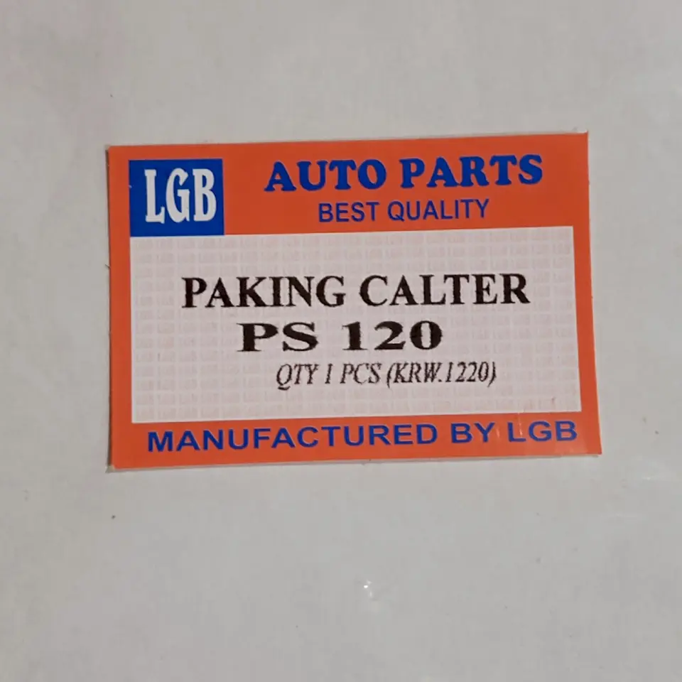 PAKING KARTER PS 120/135 LGB