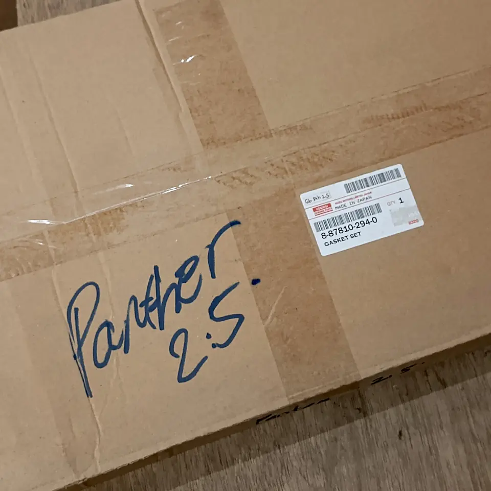 PAKING GASKET SET PANTHER 2.5 ISUZU 8-87810-294-0 PACKING / PAKING GASKET CYLINDER HEAD ISUZU