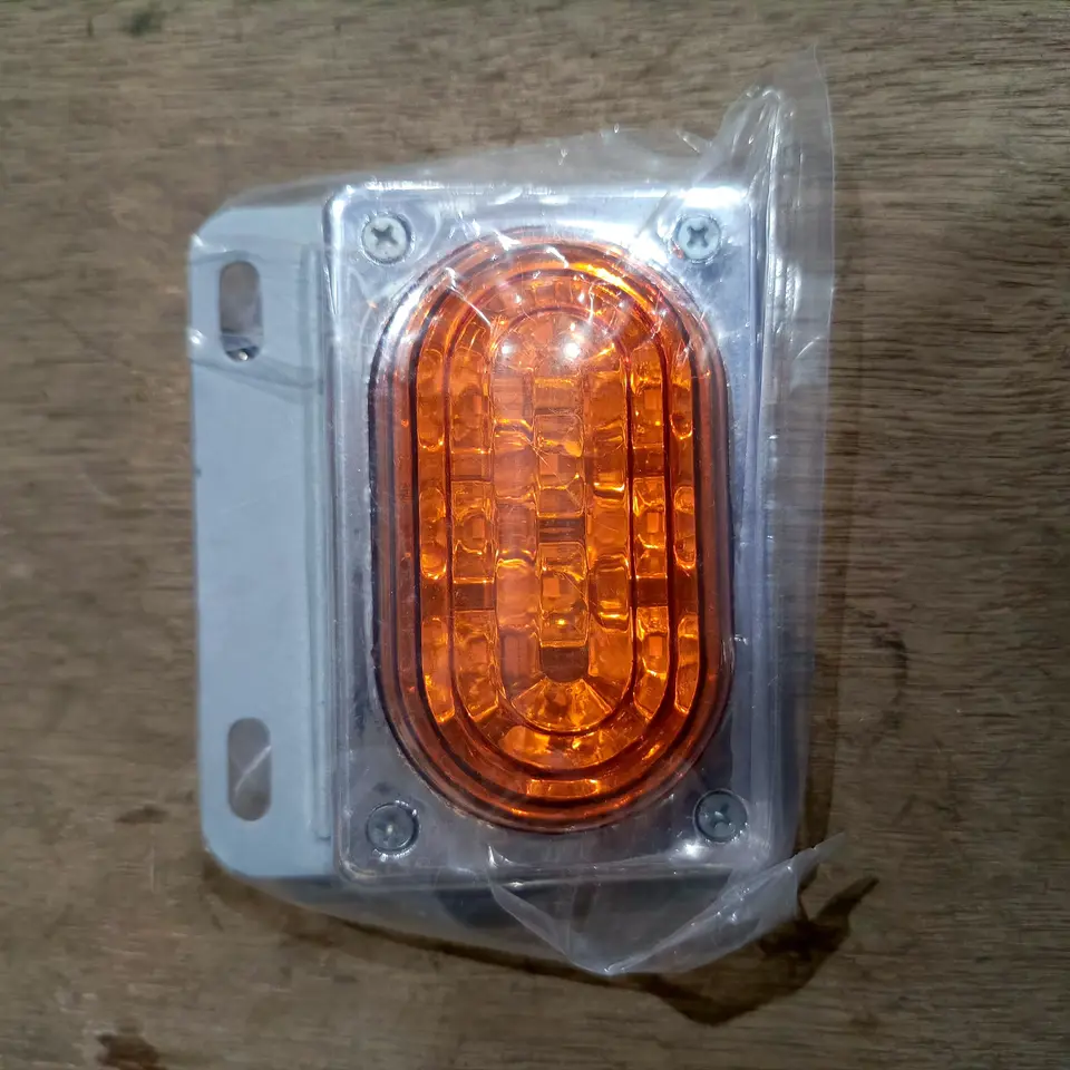 LAMPU BAK LED (AMBER/ORANGE/OREN/JINGGA) 24V DNY