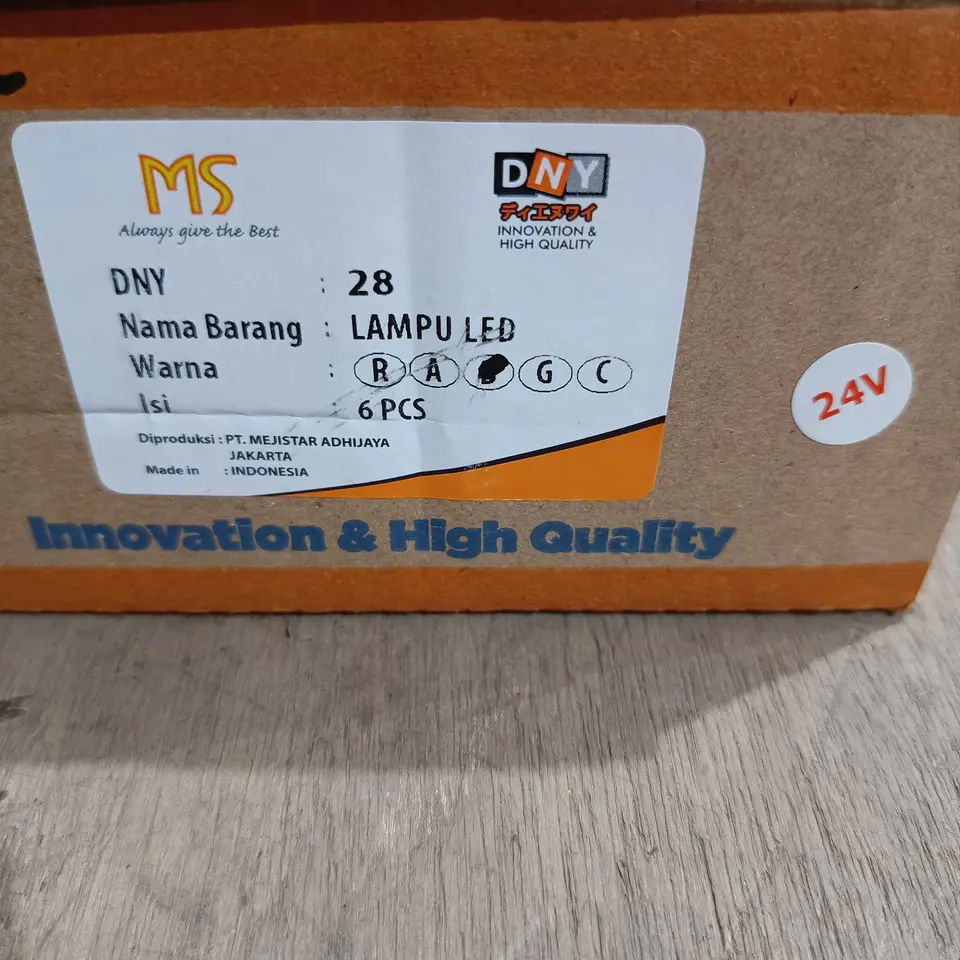 LAMPU BAK LED (BIRU) 24V DNY
