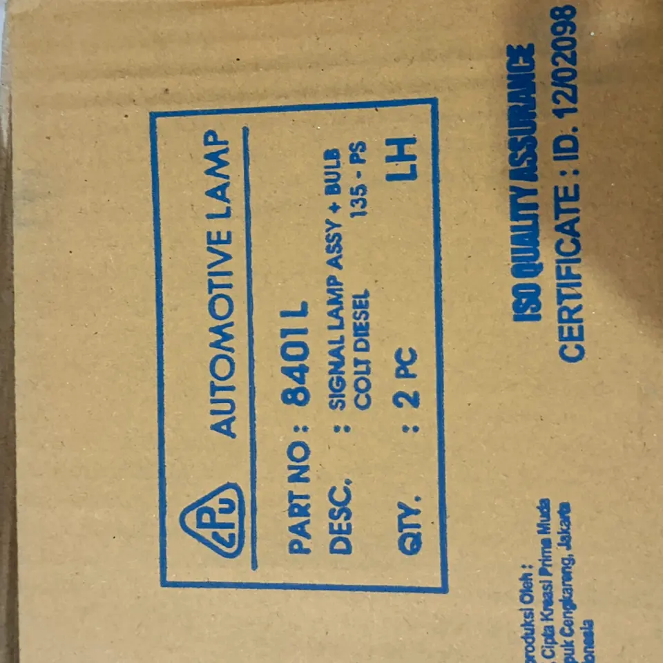 RETING DEPAN + BULB PS 120/135 LH CPU