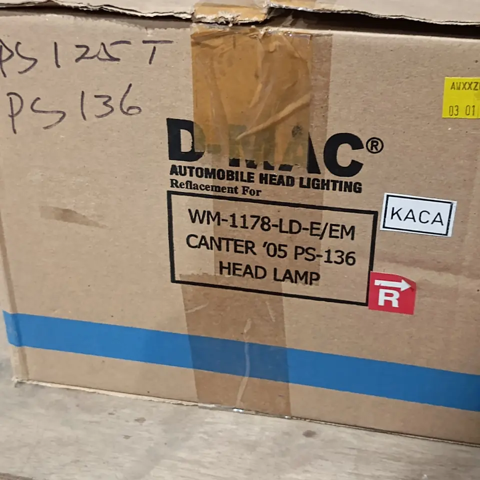 HEAD LAMP PS 125 / 136 RH (KACA) DMAC