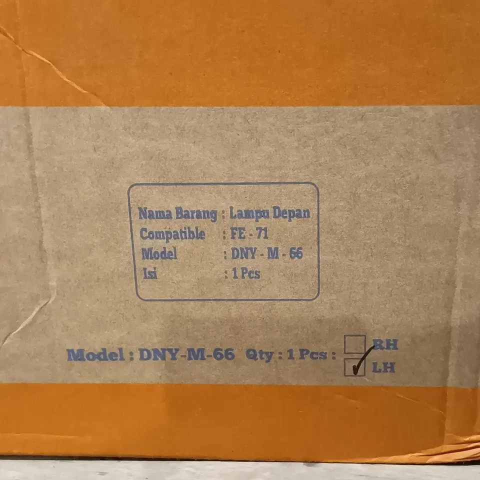 HEAD LAMP PS 125 / 136 LH (KACA) DNY