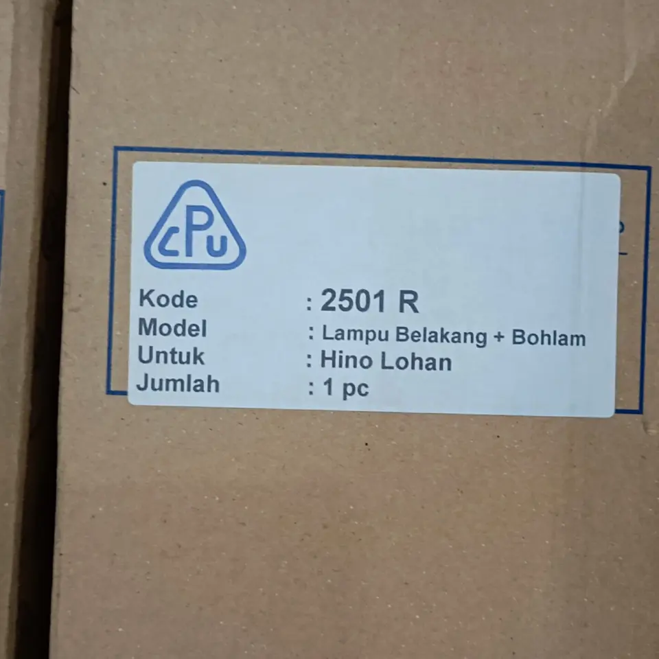 STOP LAMP ASSY HINO LOHAN 260 RH CPU