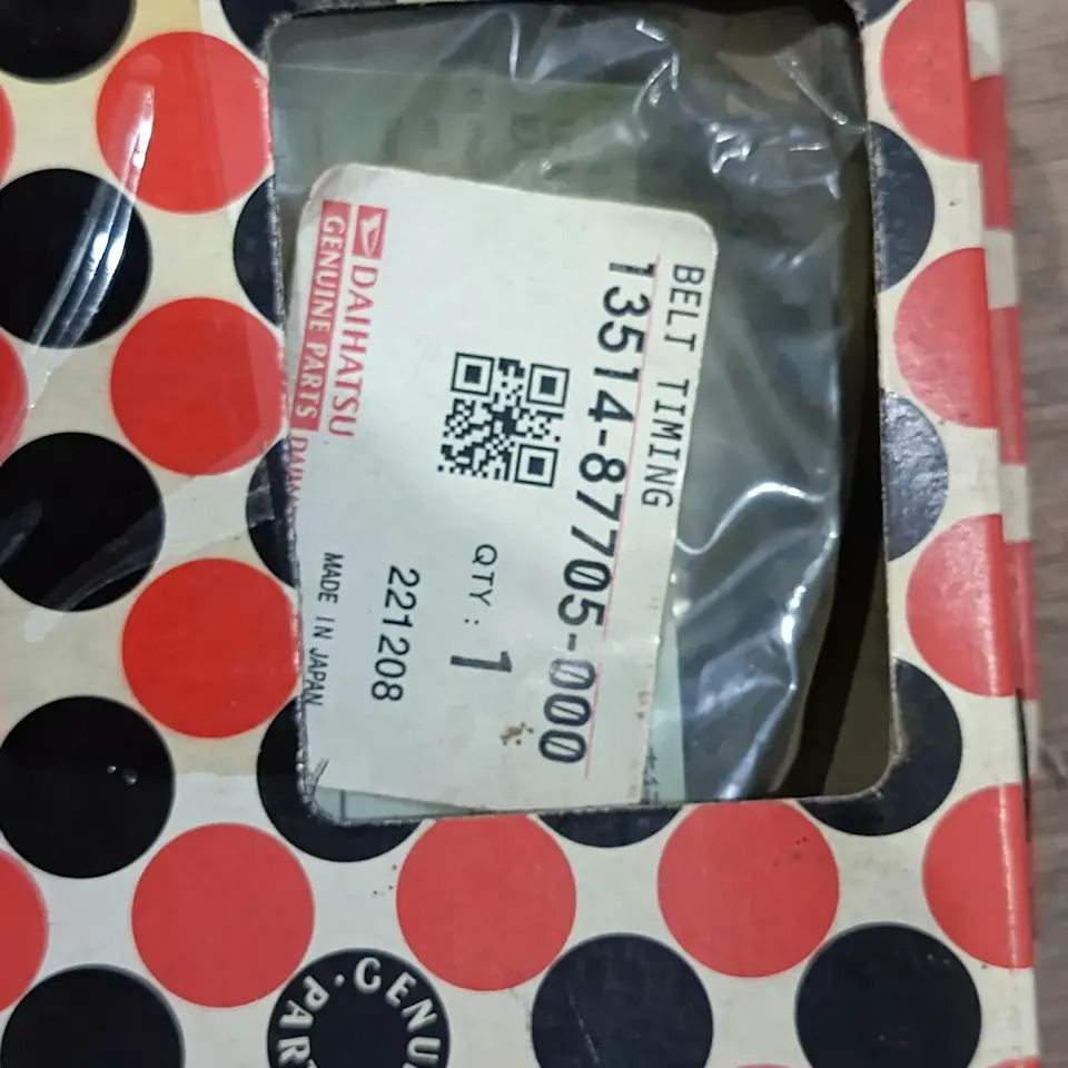 TIMING BELT HIJET DAIHATSU 13514-87705-000 VBELT / VANBELT/ FANBELT / BELT / TIMING BELT DAIHATSU