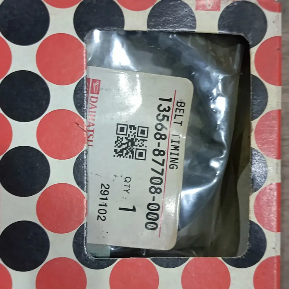 TIMING BELT ZEBRA 1.0 / ESPASS (S88) DAIHATSU 13568-87708-000 VBELT / VANBELT/ FANBELT / BELT / TIMING BELT DAIHATSU