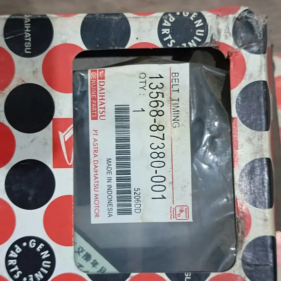 TIMING BELT TAFT GT F70/F73/F75 DAIHATSU 13568-87380-001 VBELT / VANBELT/ FANBELT / BELT / TIMING BELT DAIHATSU