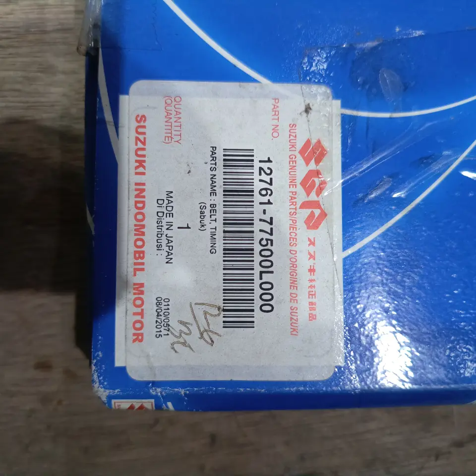 TIMING BELT FUTURA / CARRY 1.0 SUZUKI 12761-77500L000 VBELT / VANBELT/ FANBELT / BELT / TIMING BELT SUZUKI