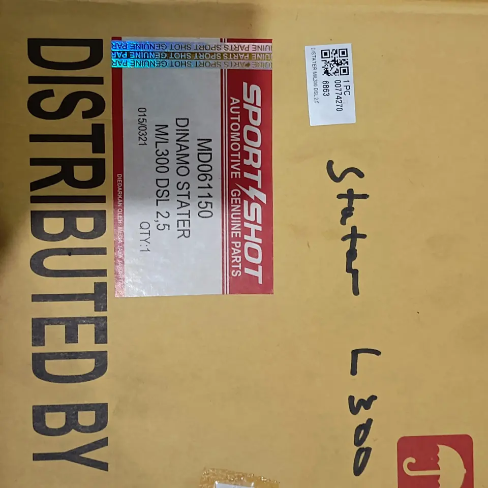 DINAMO STARTER L300 DIESEL 2.5 SPORTSHOT MD061150 DINAMO STARTER ASSY SPORTSHOT