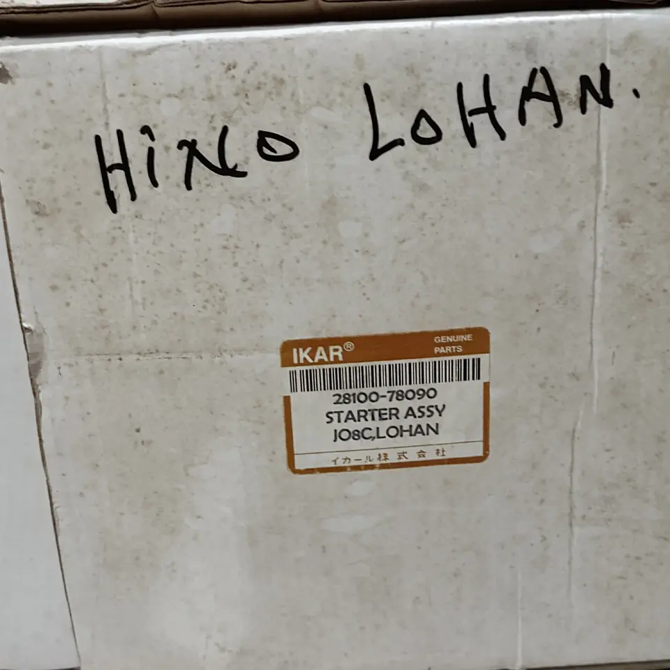 DINAMO STARTER HINO LOHAN 260/500 IKAR 28100-78090 DINAMO STARTER ASSY IKAR