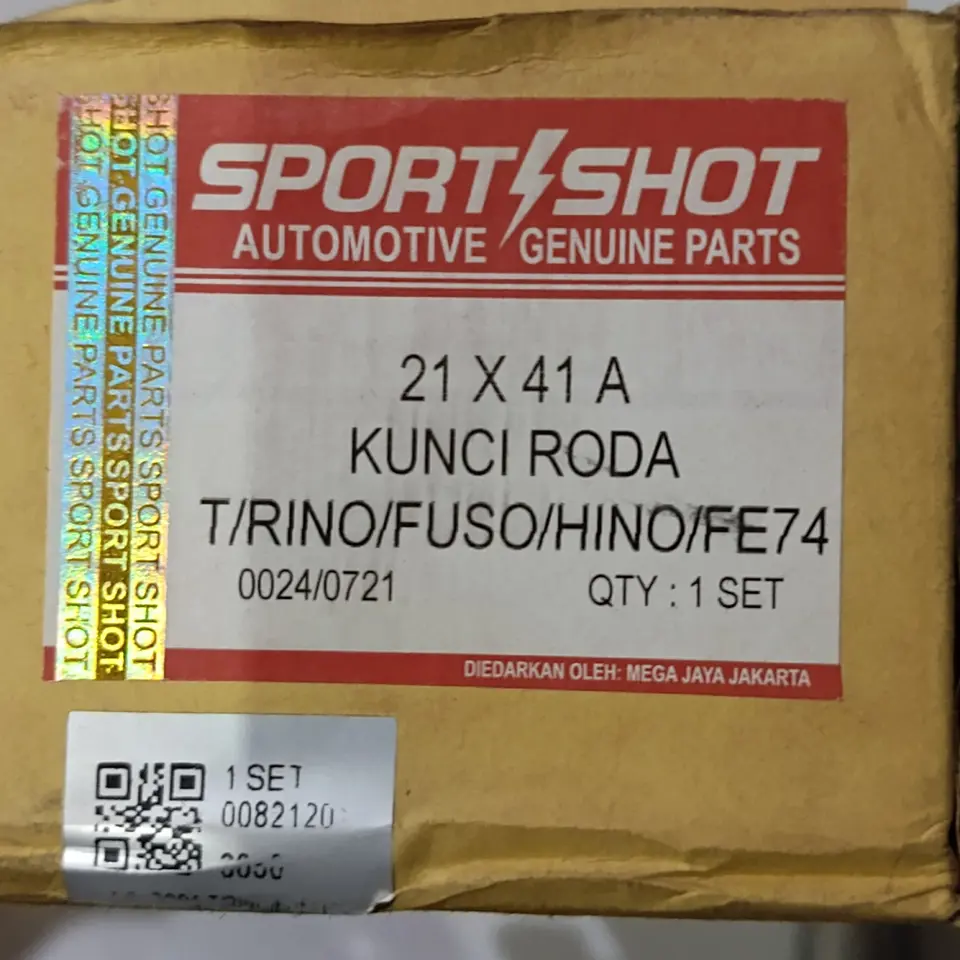 KUNCI RODA PS PS 125/FUSO/RINO/DYNA SPROTSHOT 41*21